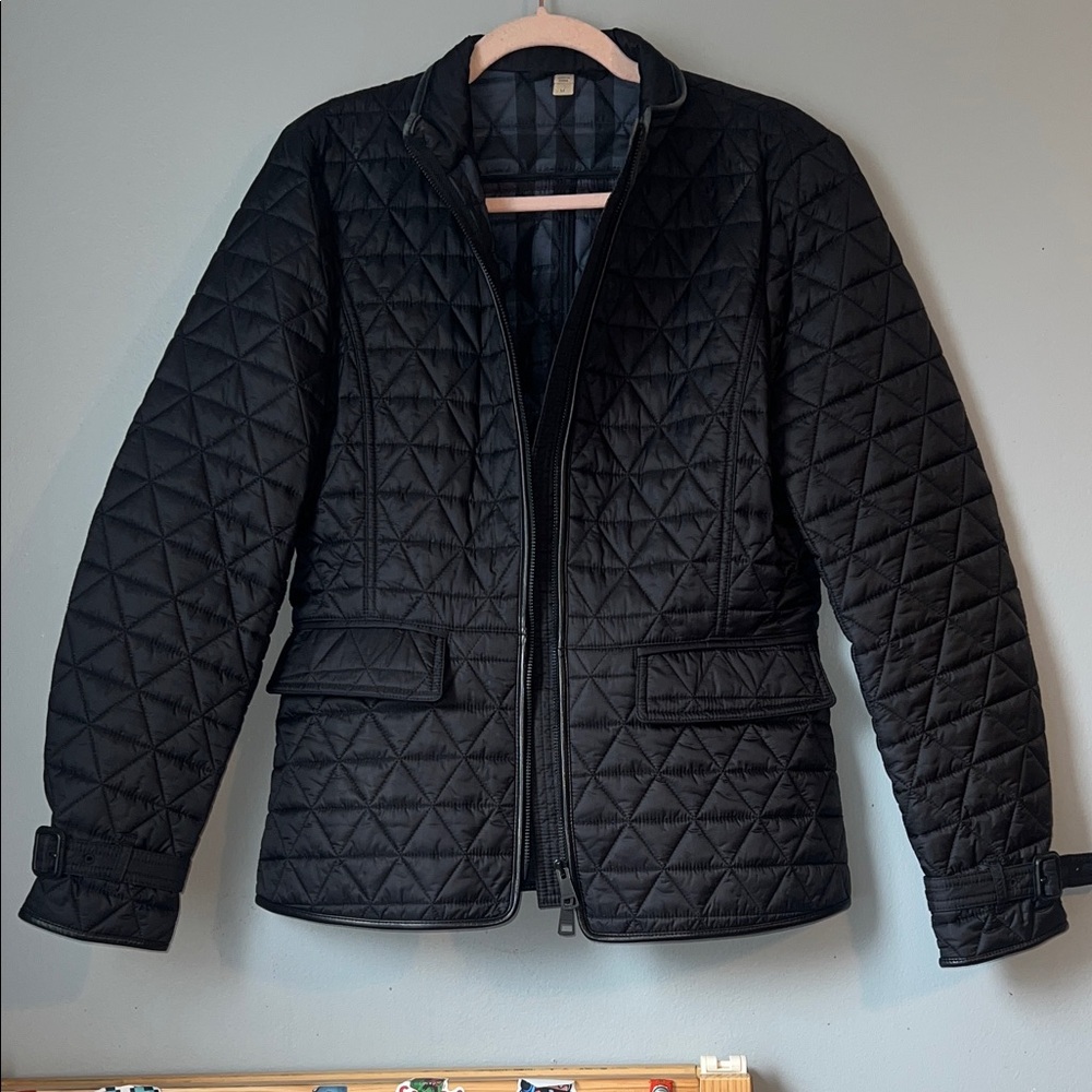 Burberry Black Quilted Jacket